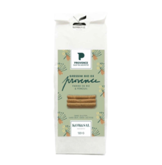 Kom&Sal - Gressinis Fenouil sans gluten Bio