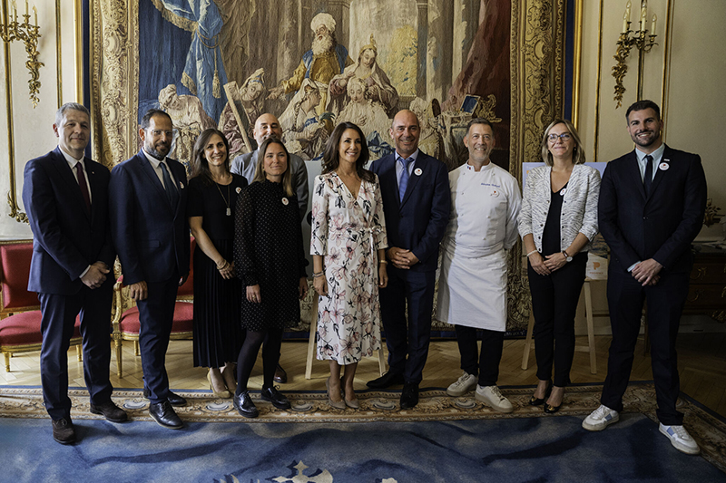 conférence de presse avec la présence exceptionnelle de Son Altesse Royale la Princesse Marie du Danemark, marraine du festival, et de Son Excellence Monsieur l’Ambassadeur Christophe Parisot